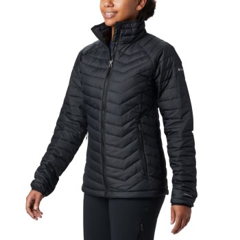 Columbia Jas Dames, Powder Lite Plus Size Zwart, 94EPCYITK